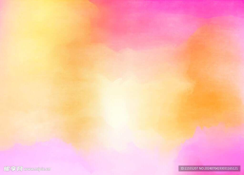 创意水彩抽象艺术画水彩晕染