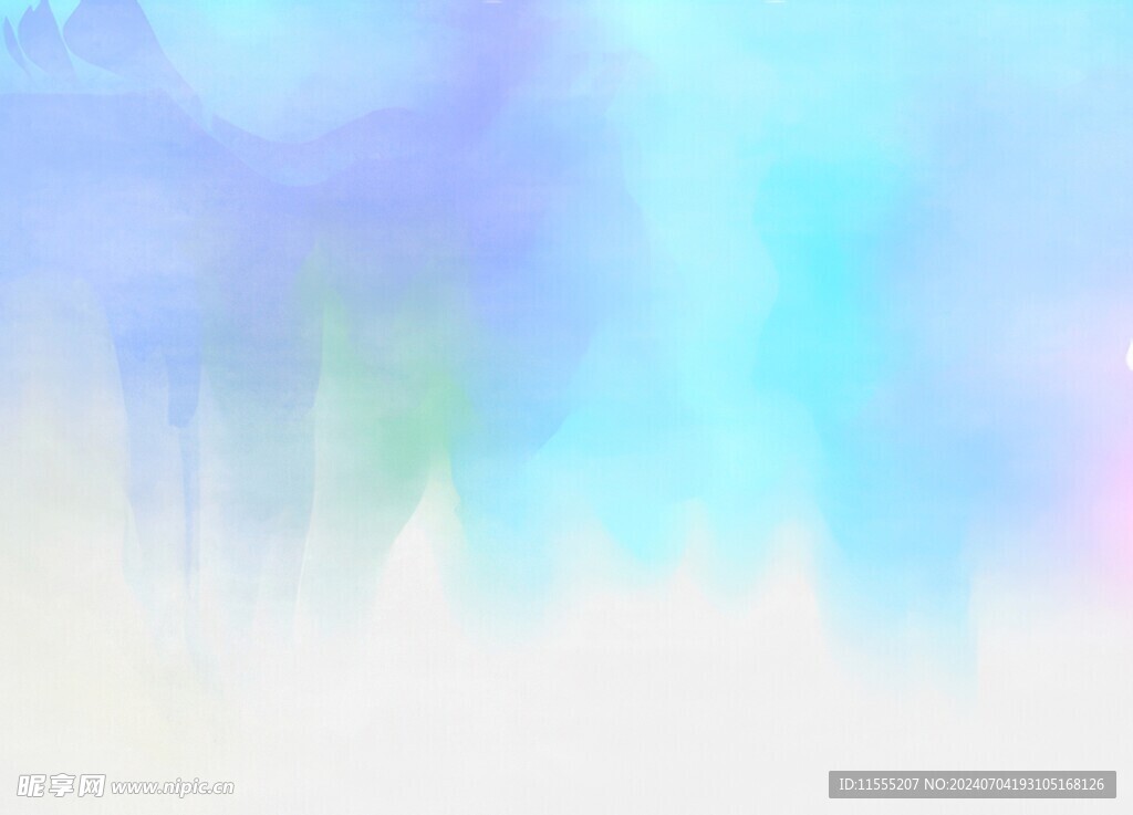 创意水彩抽象艺术画水彩晕染