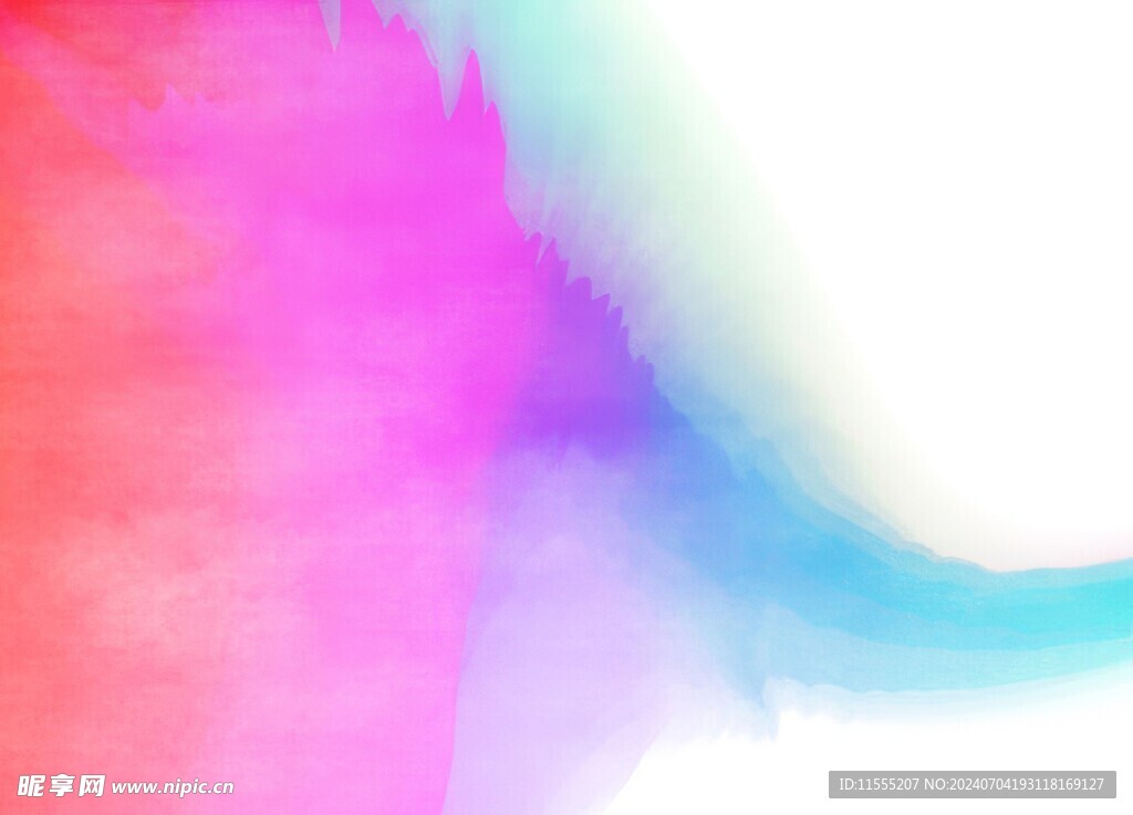 创意水彩抽象艺术画水彩晕染