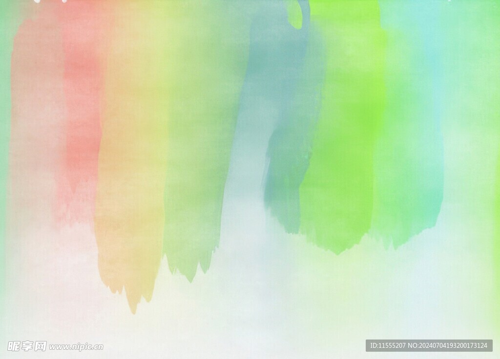 创意水彩抽象艺术画水彩晕染