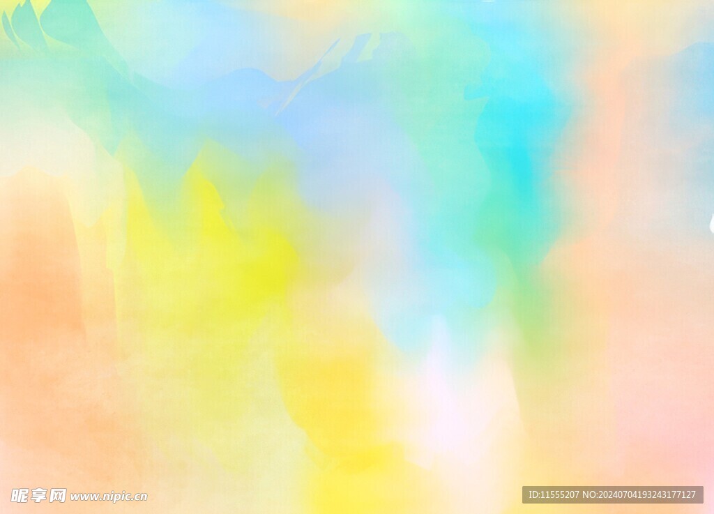 创意水彩抽象艺术画水彩晕染