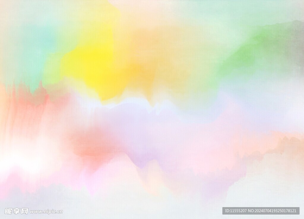 创意水彩抽象艺术画水彩晕染