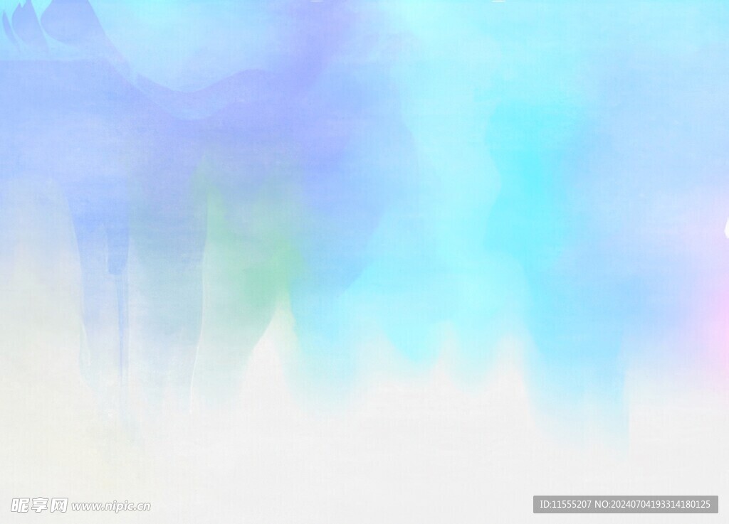 创意水彩抽象艺术画水彩晕染