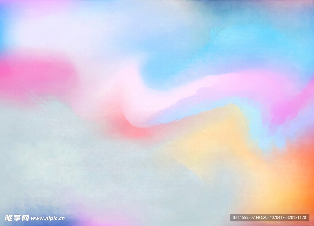 创意水彩抽象艺术画水彩晕染