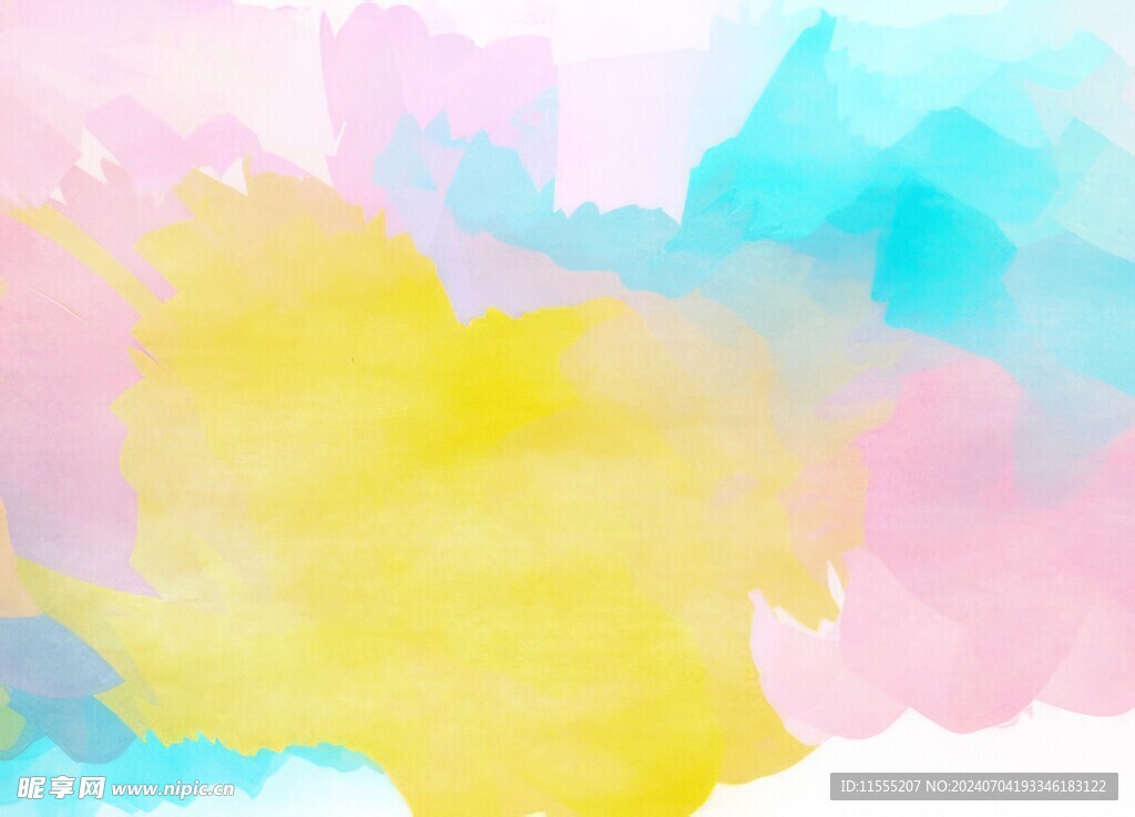 创意水彩抽象艺术画水彩晕染