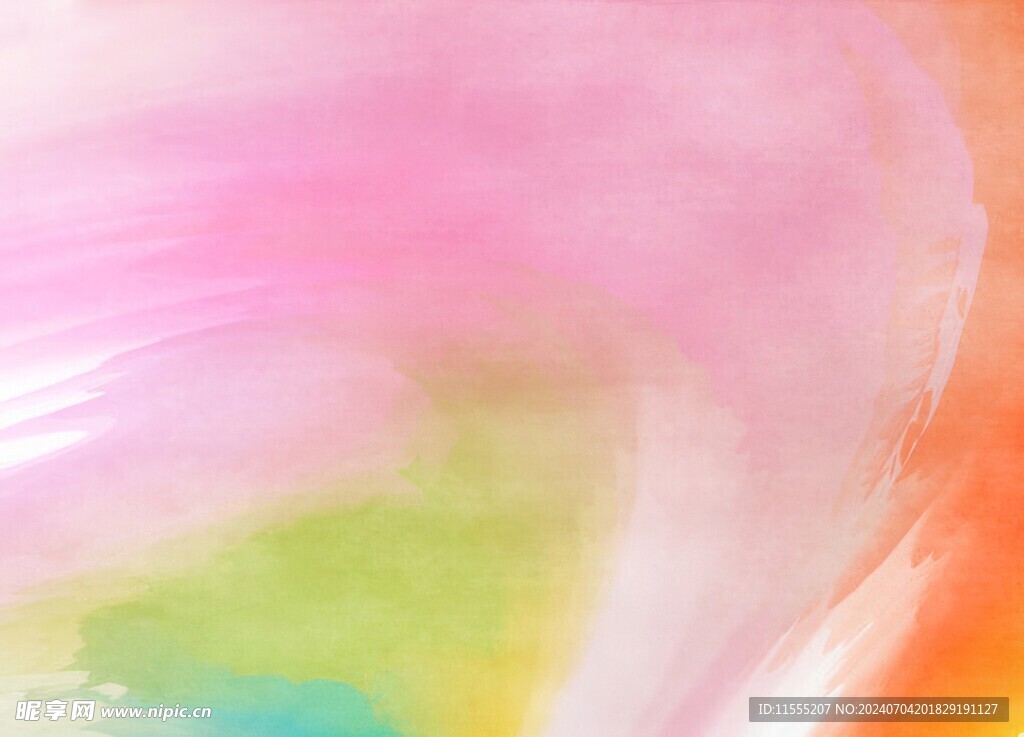 创意水彩抽象艺术画水彩晕染