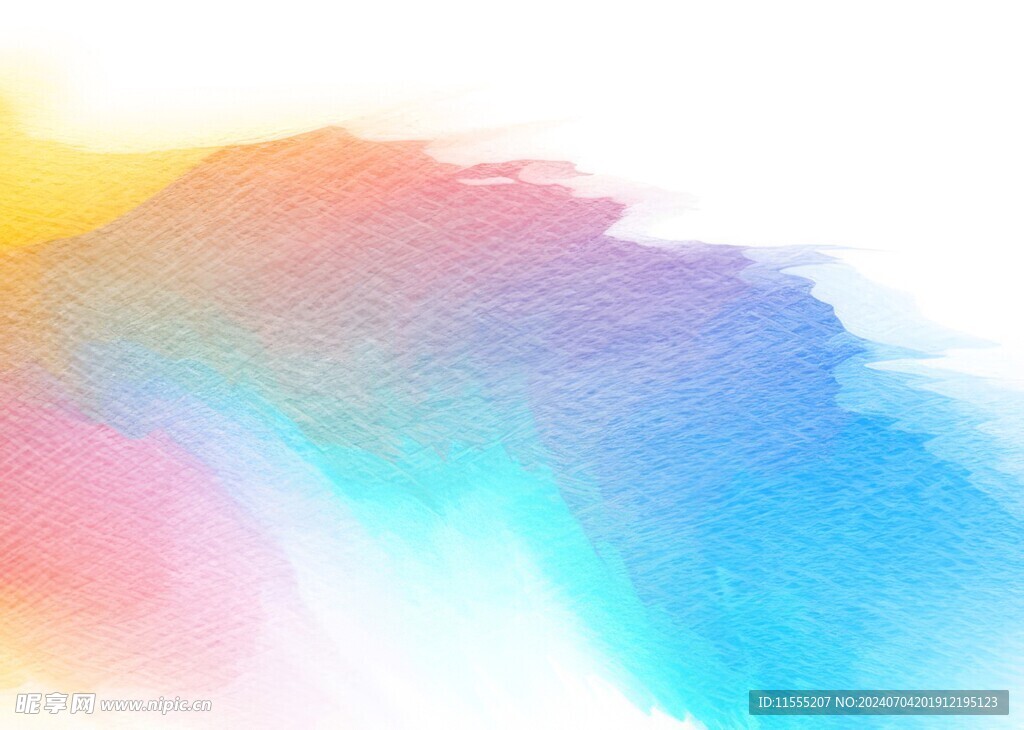 创意水彩抽象艺术画水彩晕染