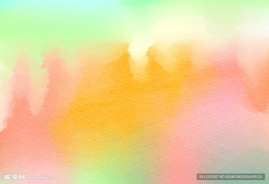 创意水彩抽象艺术画水彩晕染
