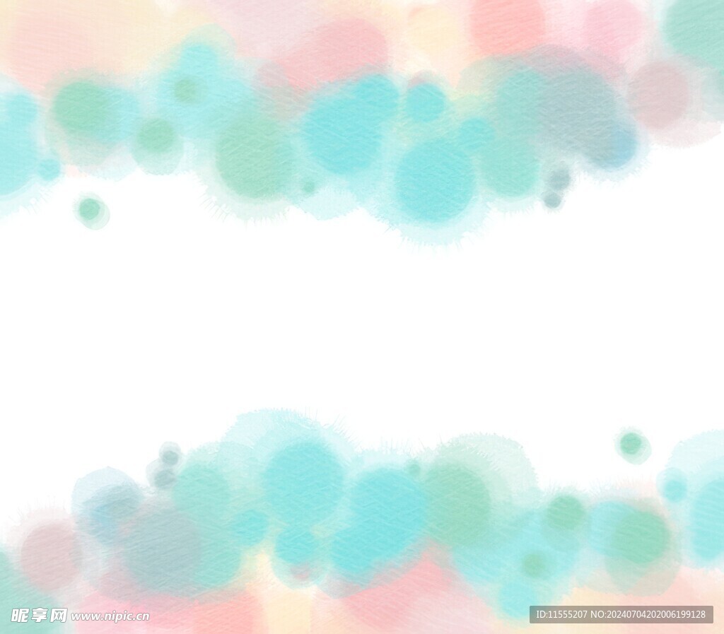 创意水彩抽象艺术画水彩晕染