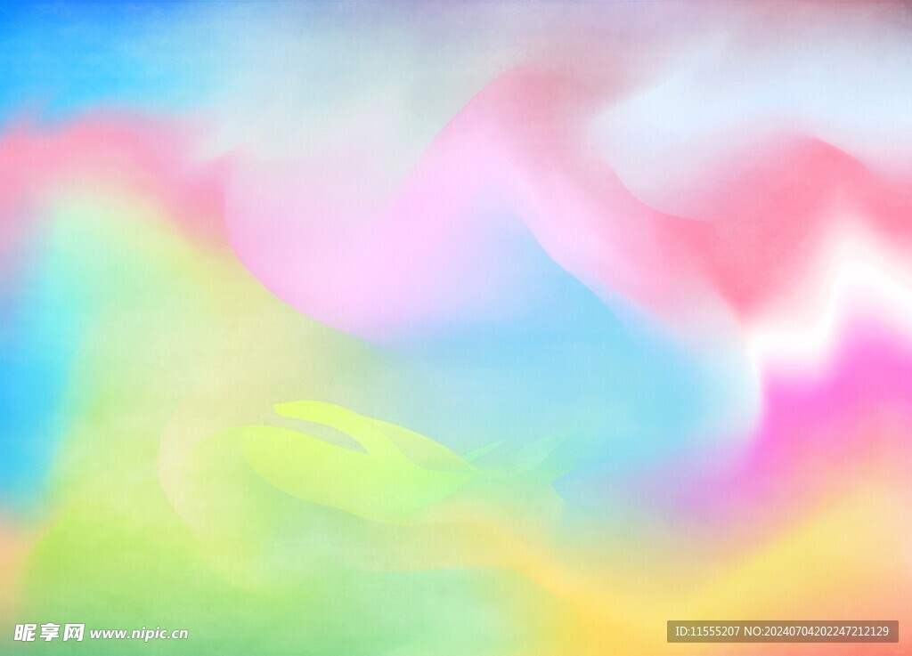 创意水彩抽象艺术画水彩晕染