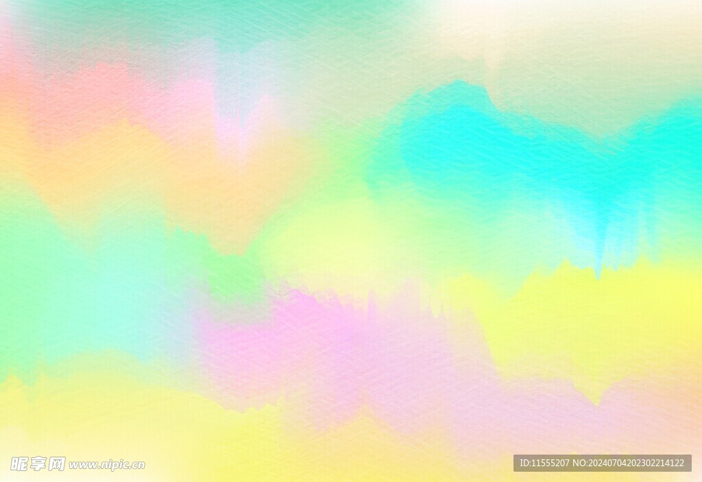 创意水彩抽象艺术画水彩晕染