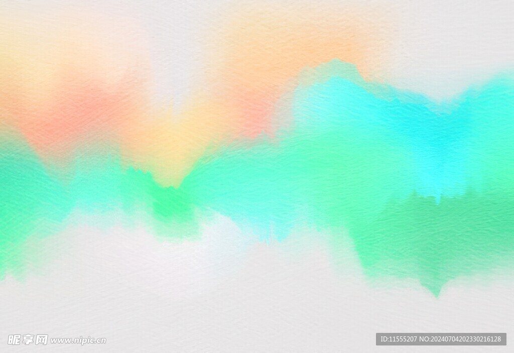 创意水彩抽象艺术画水彩晕染
