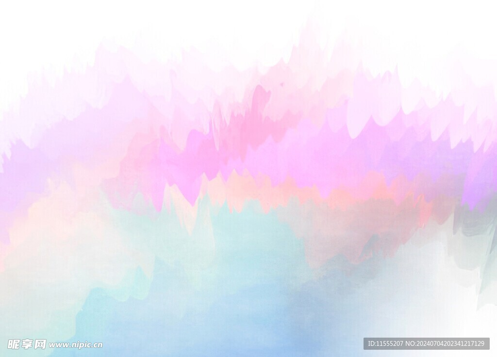 创意水彩抽象艺术画水彩晕染