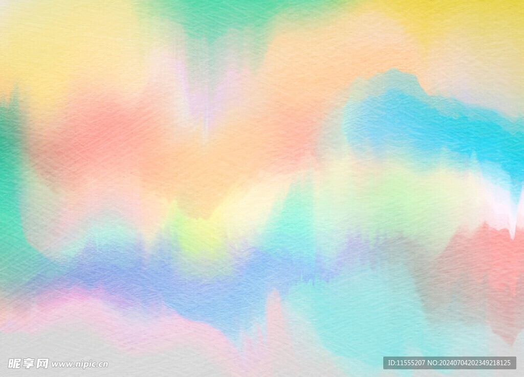 创意水彩抽象艺术画水彩晕染