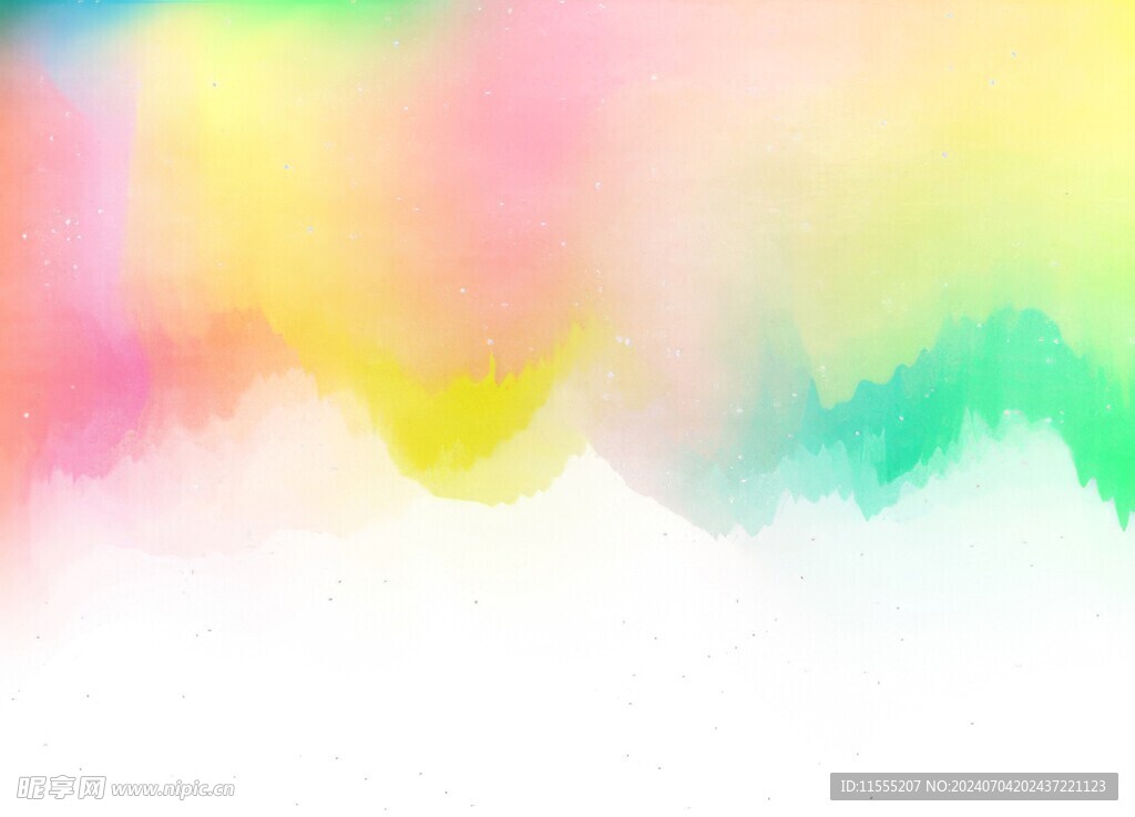创意水彩抽象艺术画水彩晕染