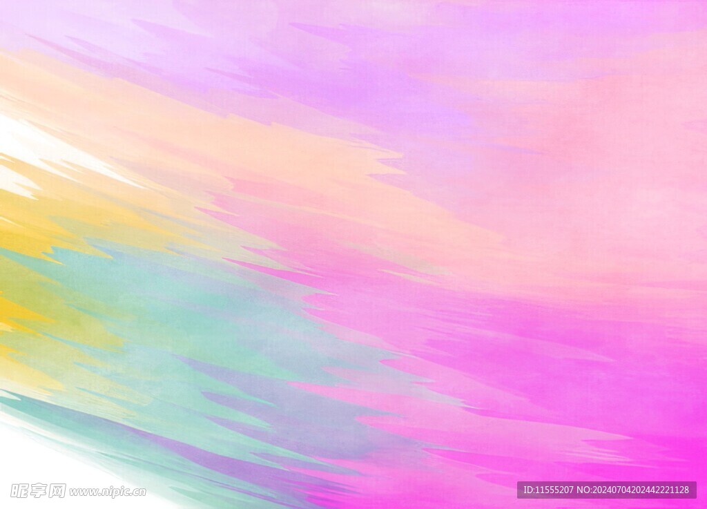 创意水彩抽象艺术画水彩晕染