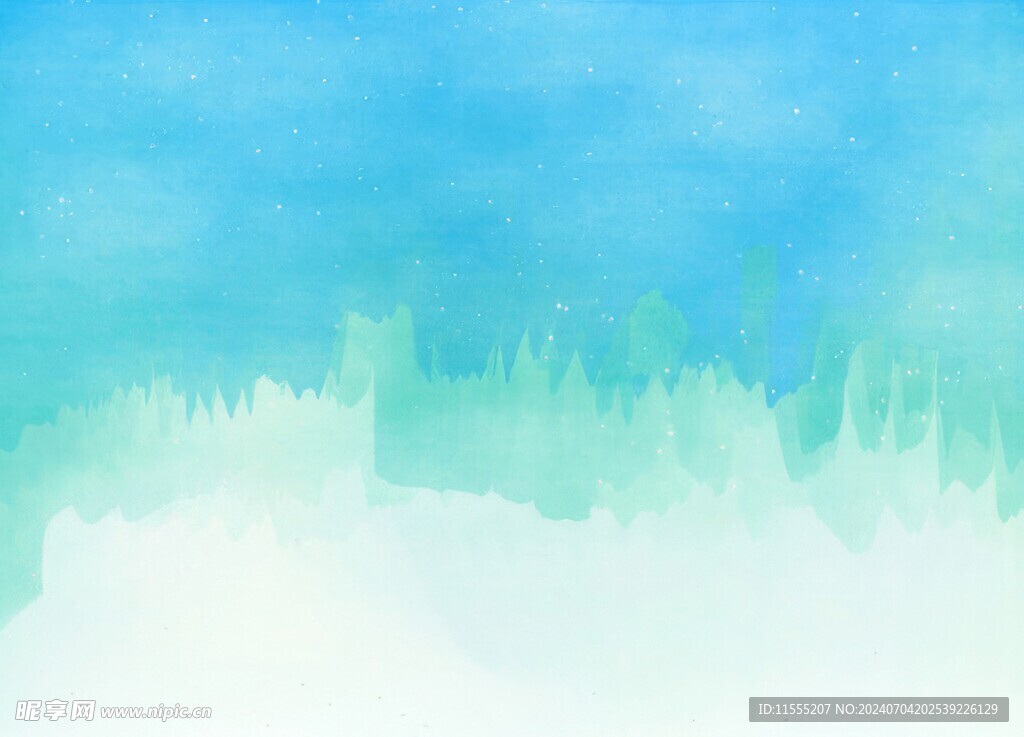 创意水彩抽象艺术画水彩晕染