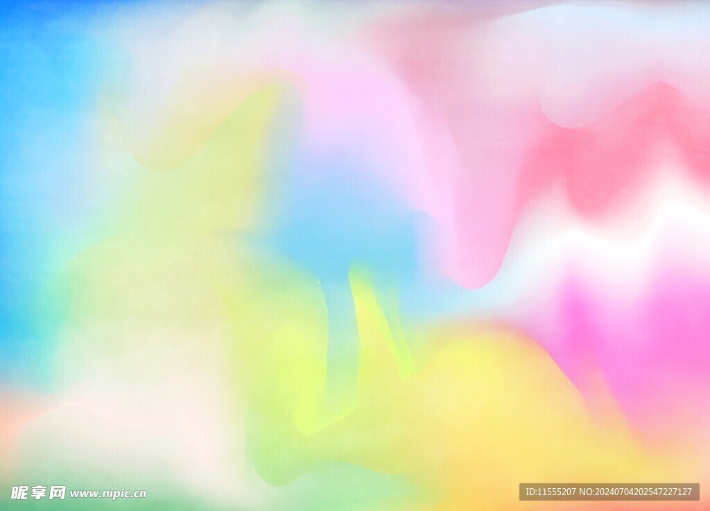 创意水彩抽象艺术画水彩晕染