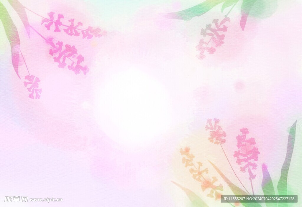 创意水彩抽象艺术画水彩晕染