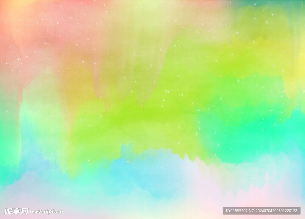 创意水彩抽象艺术画水彩晕染