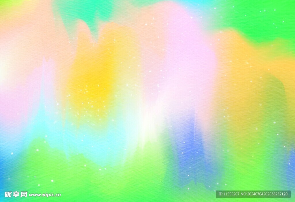创意水彩抽象艺术画水彩晕染