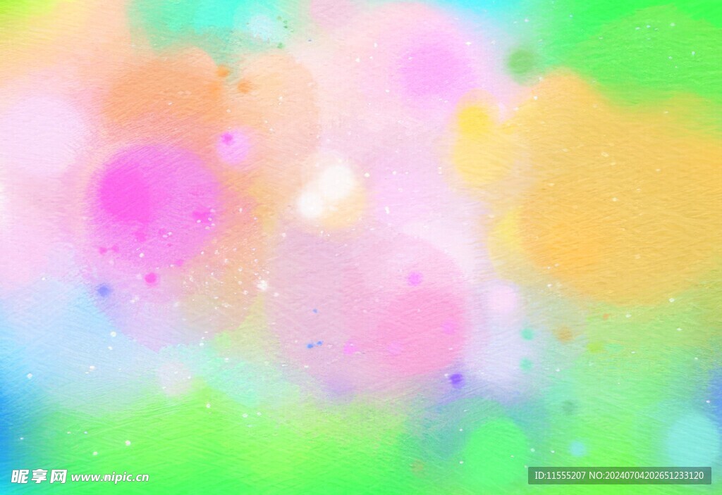 创意水彩抽象艺术画水彩晕染