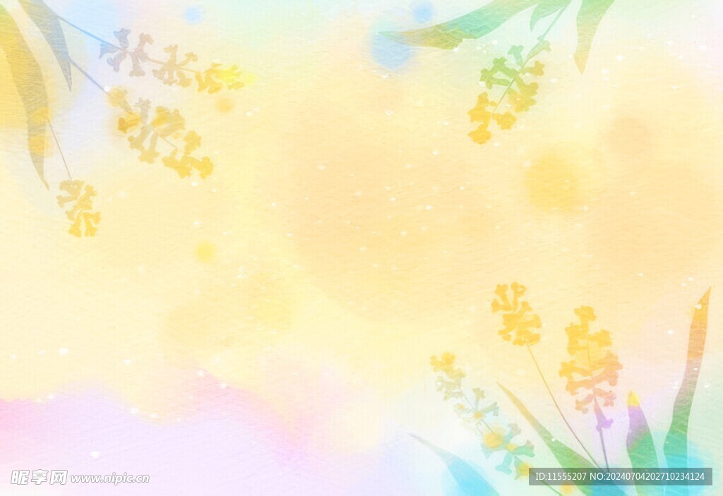 创意水彩抽象艺术画水彩晕染