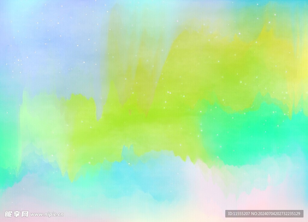 创意水彩抽象艺术画水彩晕染