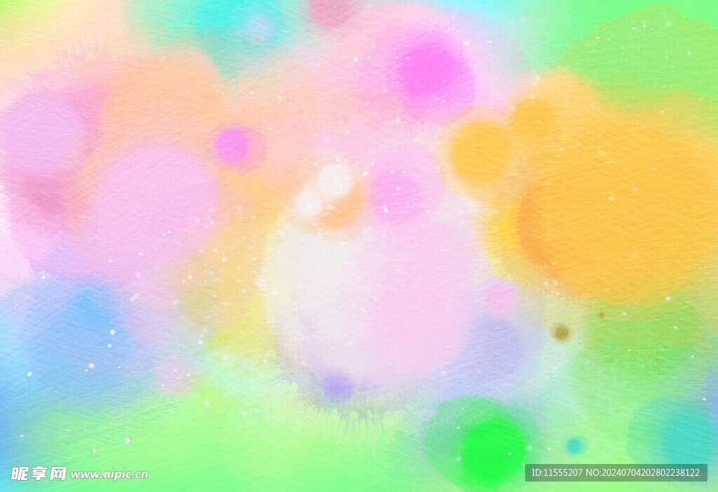 创意水彩抽象艺术画水彩晕染
