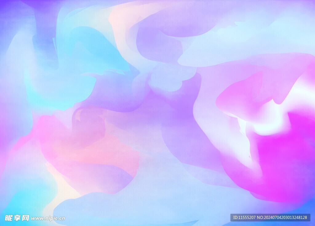 创意水彩抽象艺术画水彩晕染
