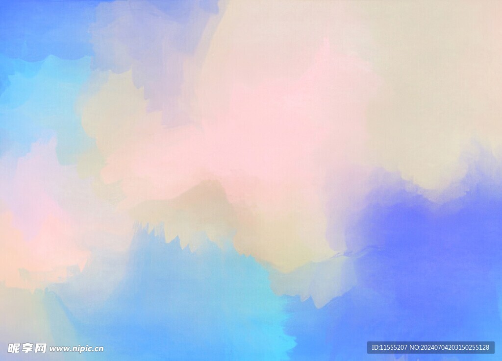 创意水彩抽象艺术画水彩晕染