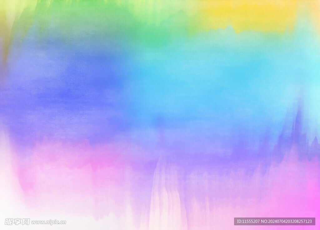 创意水彩抽象艺术画水彩晕染