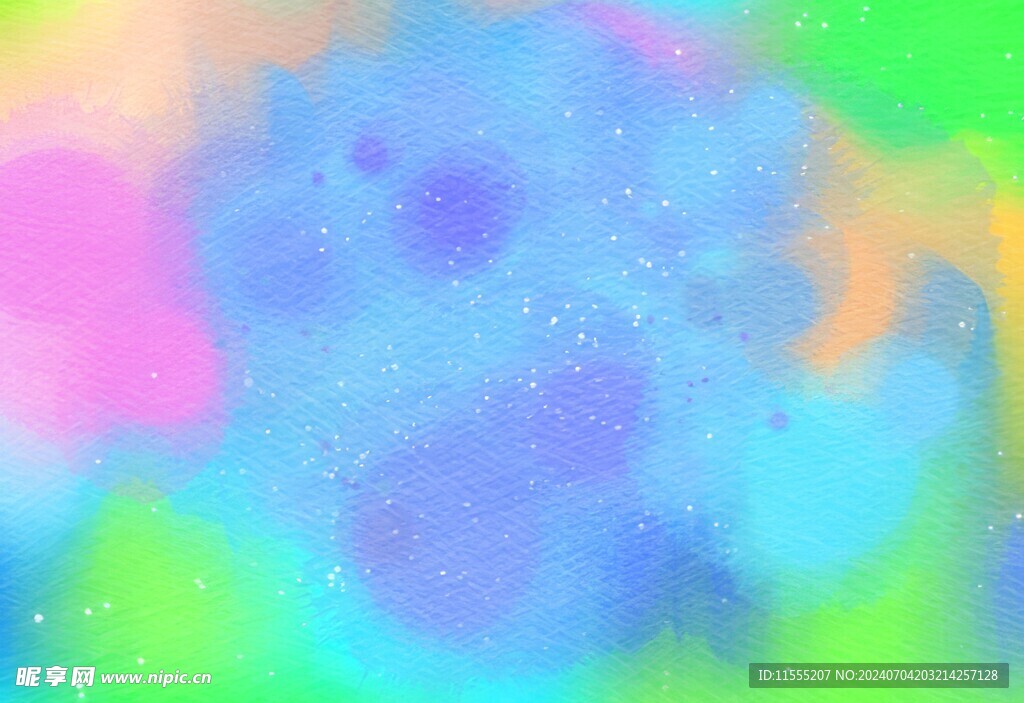 创意水彩抽象艺术画水彩晕染