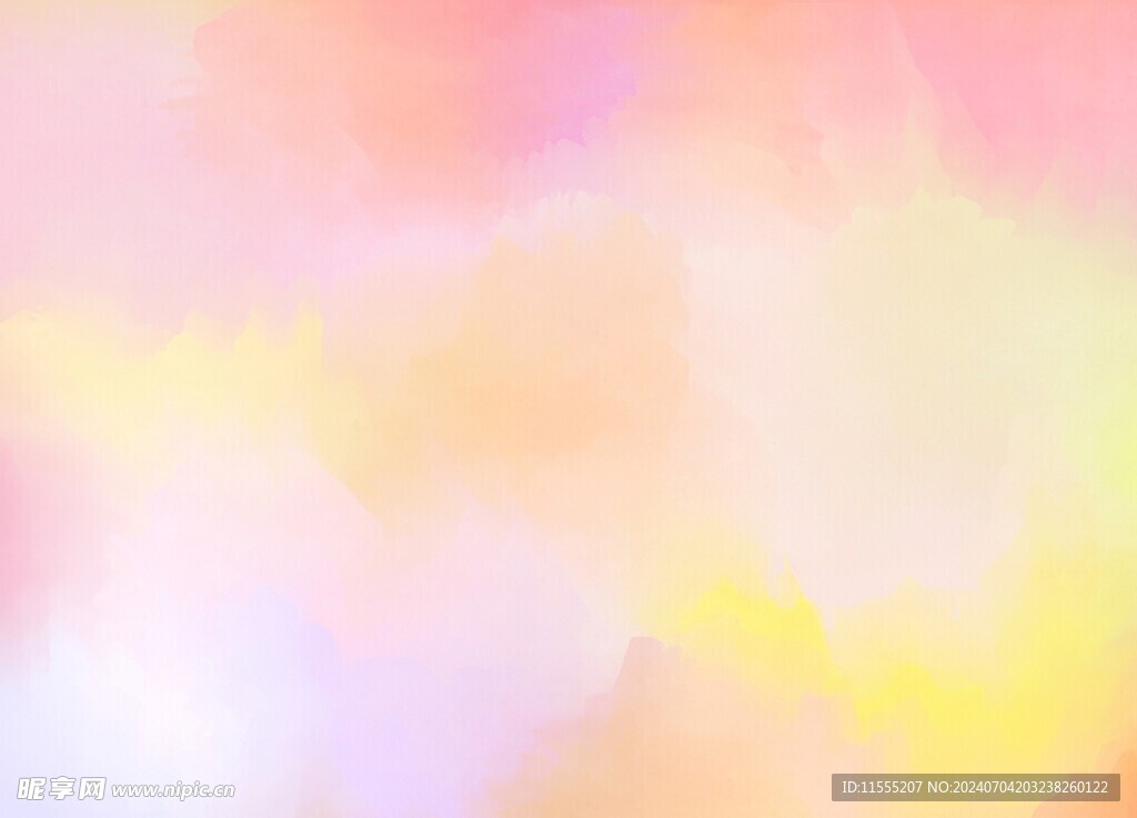 创意水彩抽象艺术画水彩晕染
