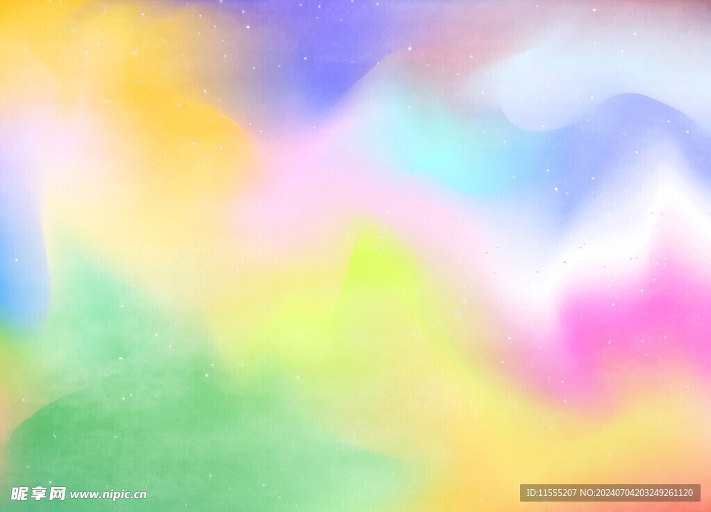 创意水彩抽象艺术画水彩晕染