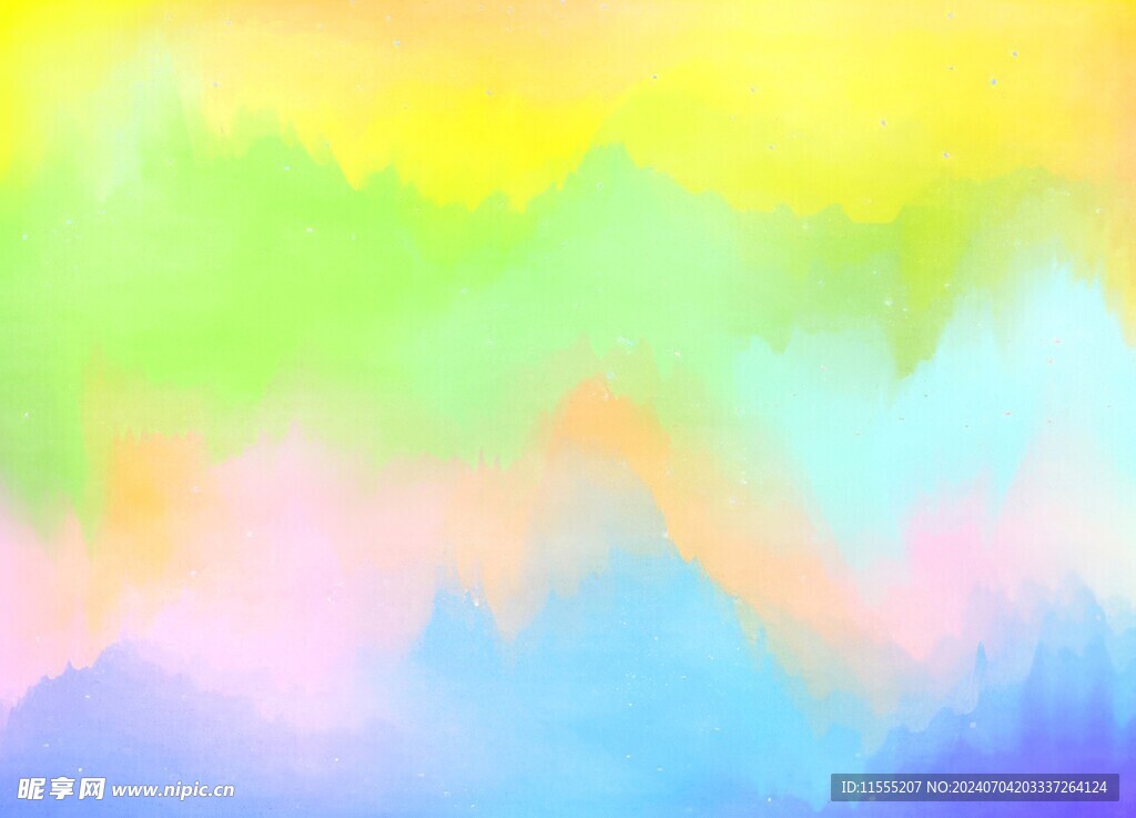创意水彩抽象艺术画水彩晕染