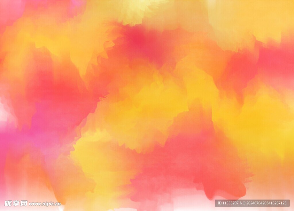 创意水彩抽象艺术画水彩晕染