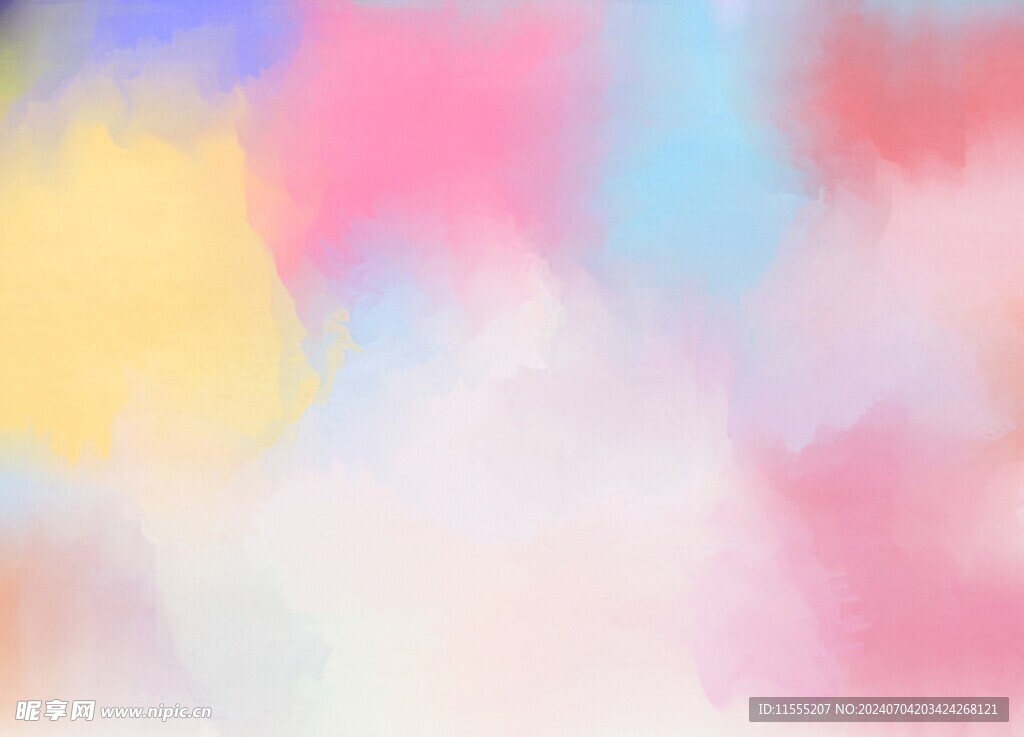 创意水彩抽象艺术画水彩晕染
