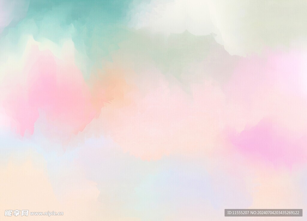 创意水彩抽象艺术画水彩晕染