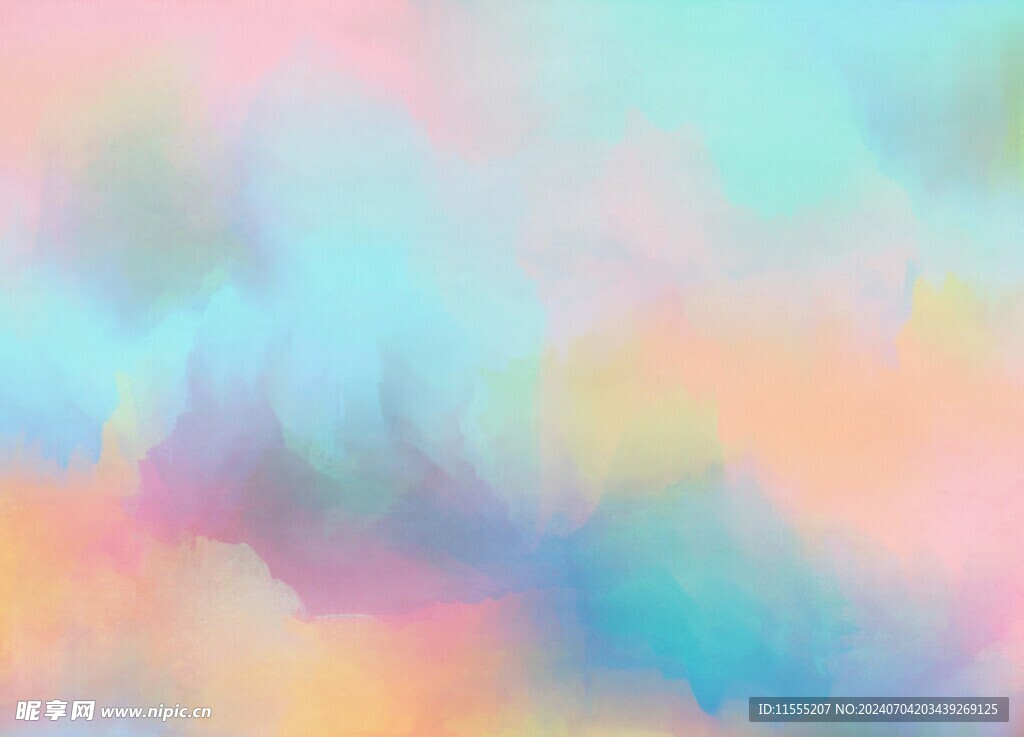 创意水彩抽象艺术画水彩晕染