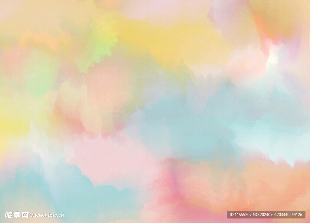 创意水彩抽象艺术画水彩晕染
