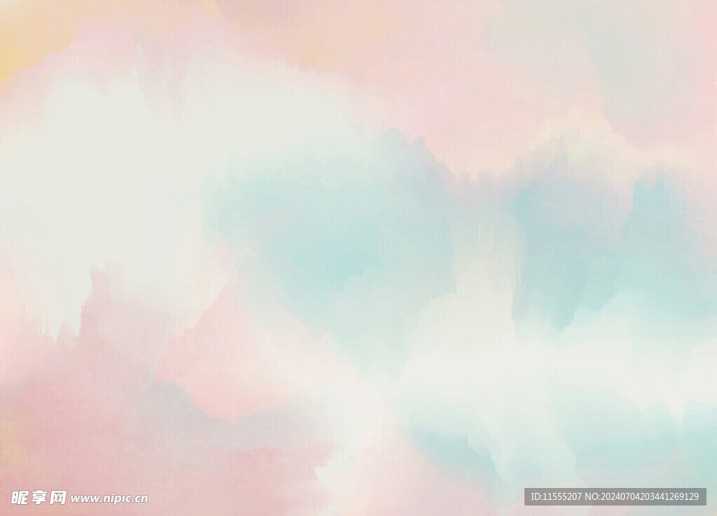 创意水彩抽象艺术画水彩晕染