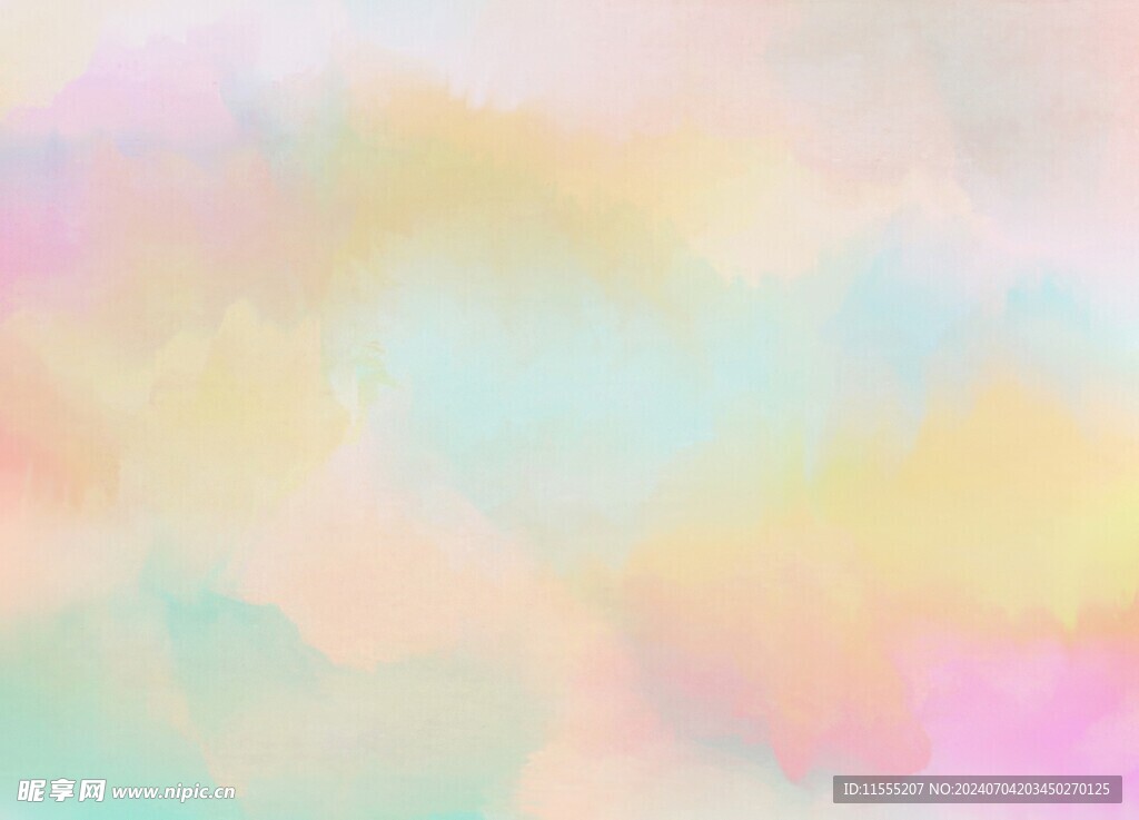 创意水彩抽象艺术画水彩晕染