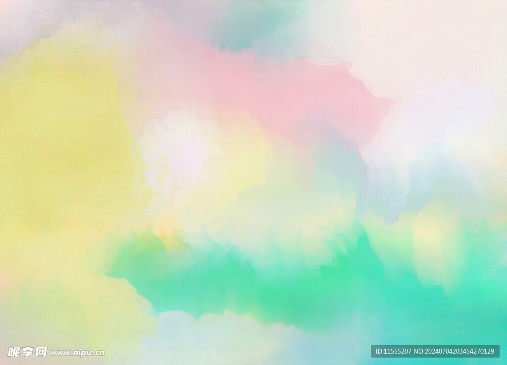 创意水彩抽象艺术画水彩晕染