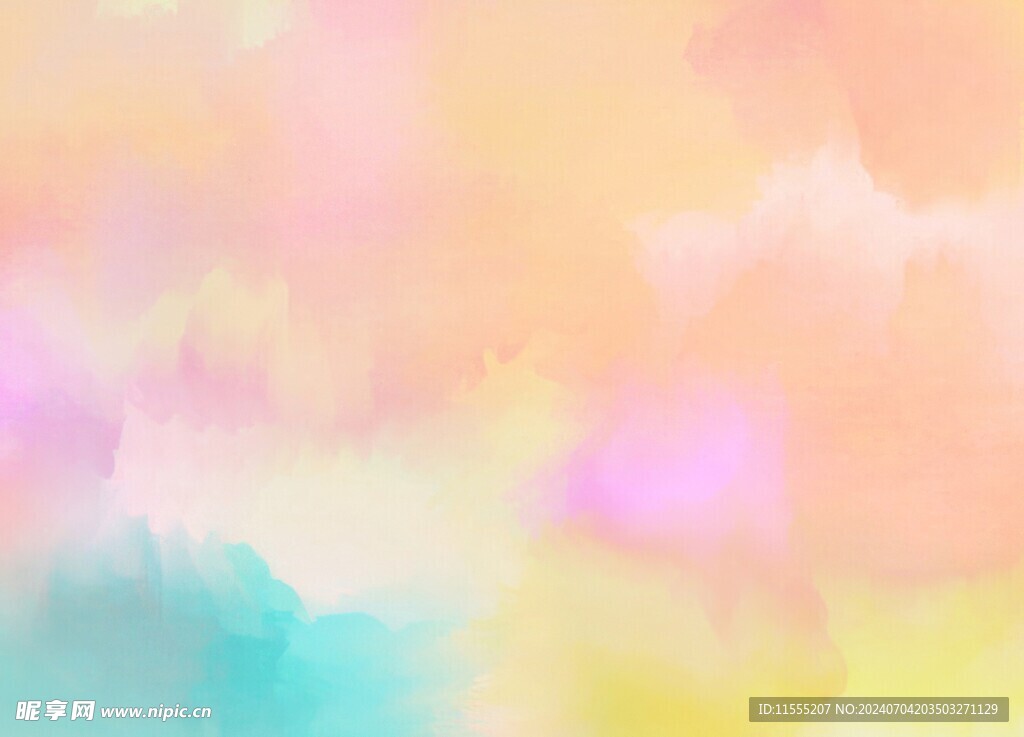 创意水彩抽象艺术画水彩晕染
