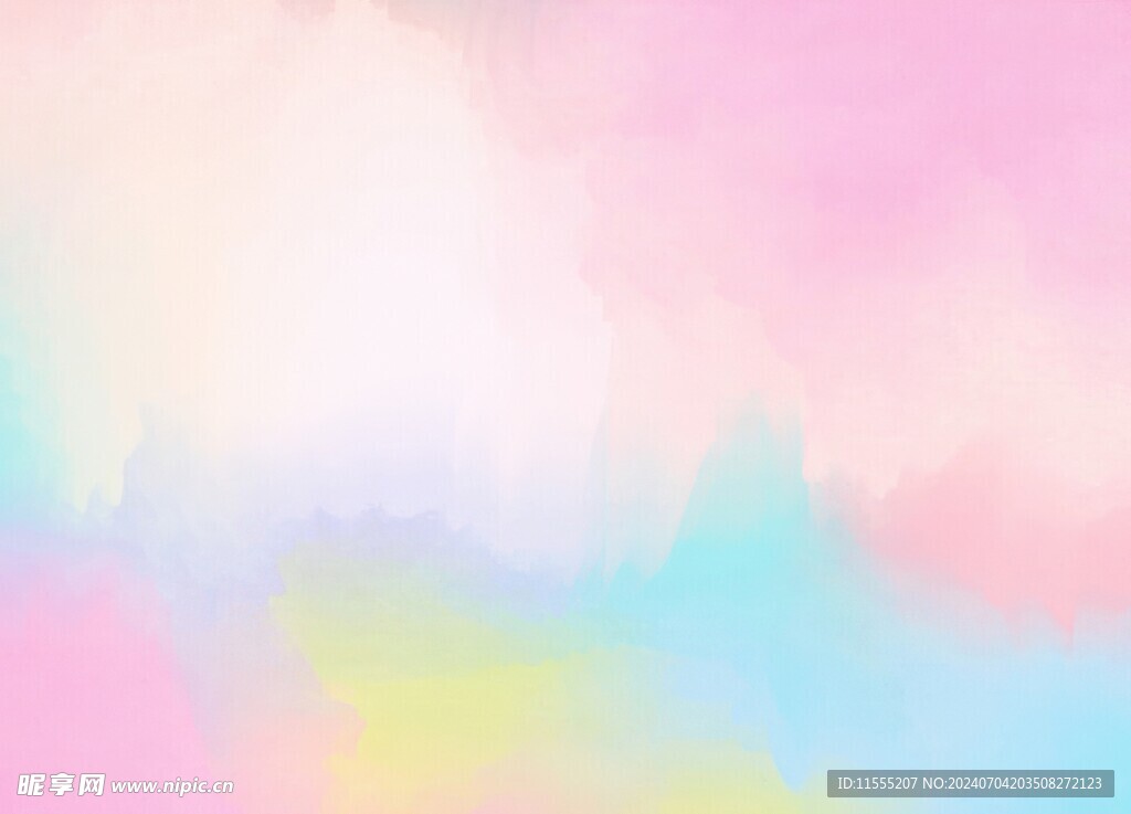 创意水彩抽象艺术画水彩晕染