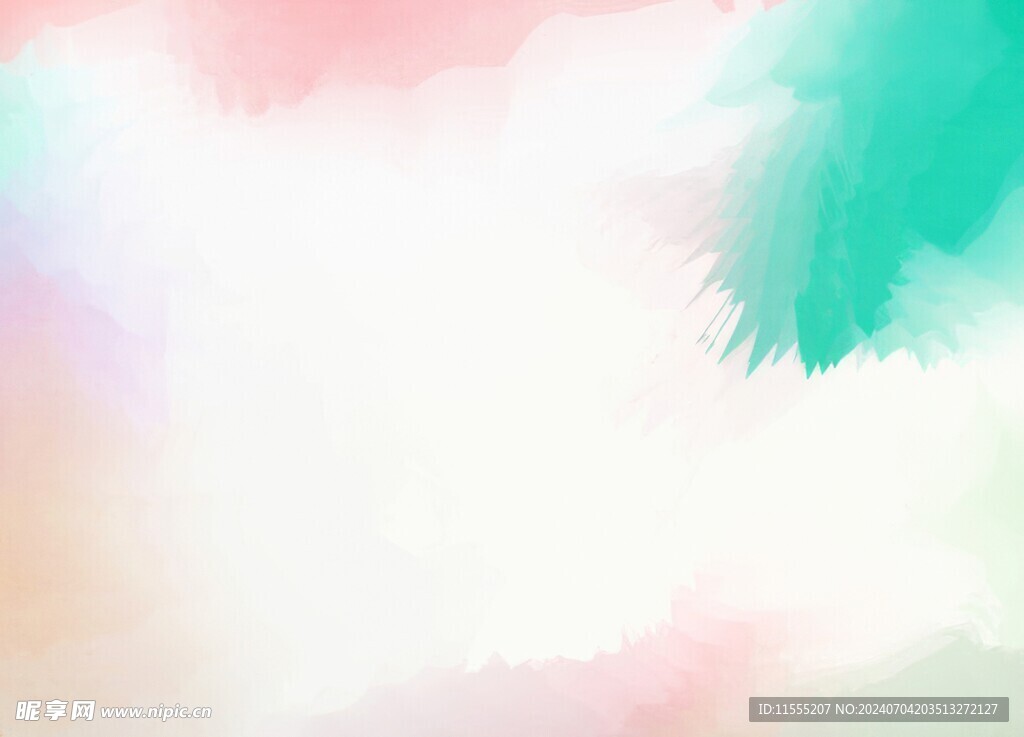 创意水彩抽象艺术画水彩晕染