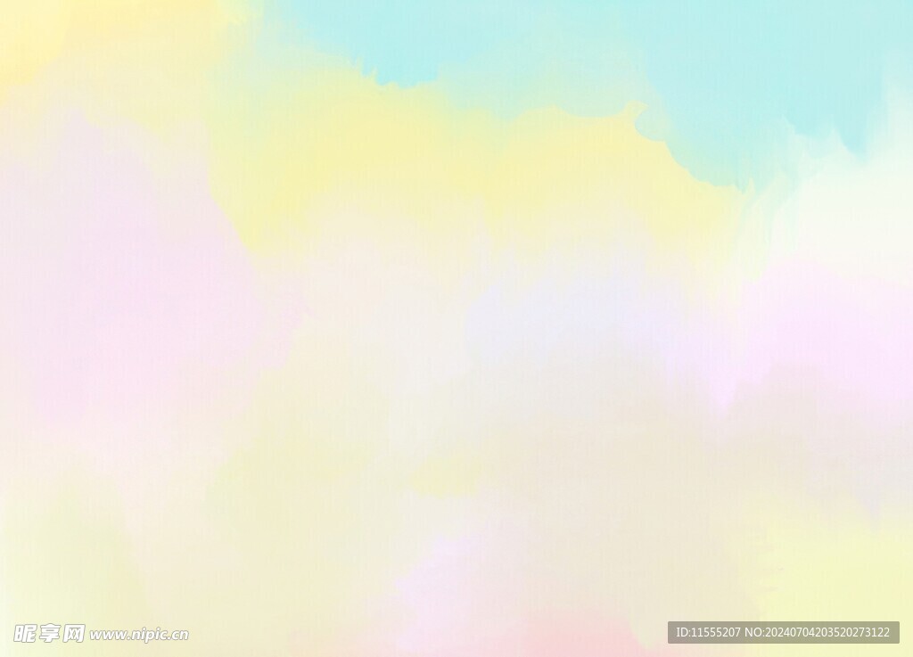 创意水彩抽象艺术画水彩晕染