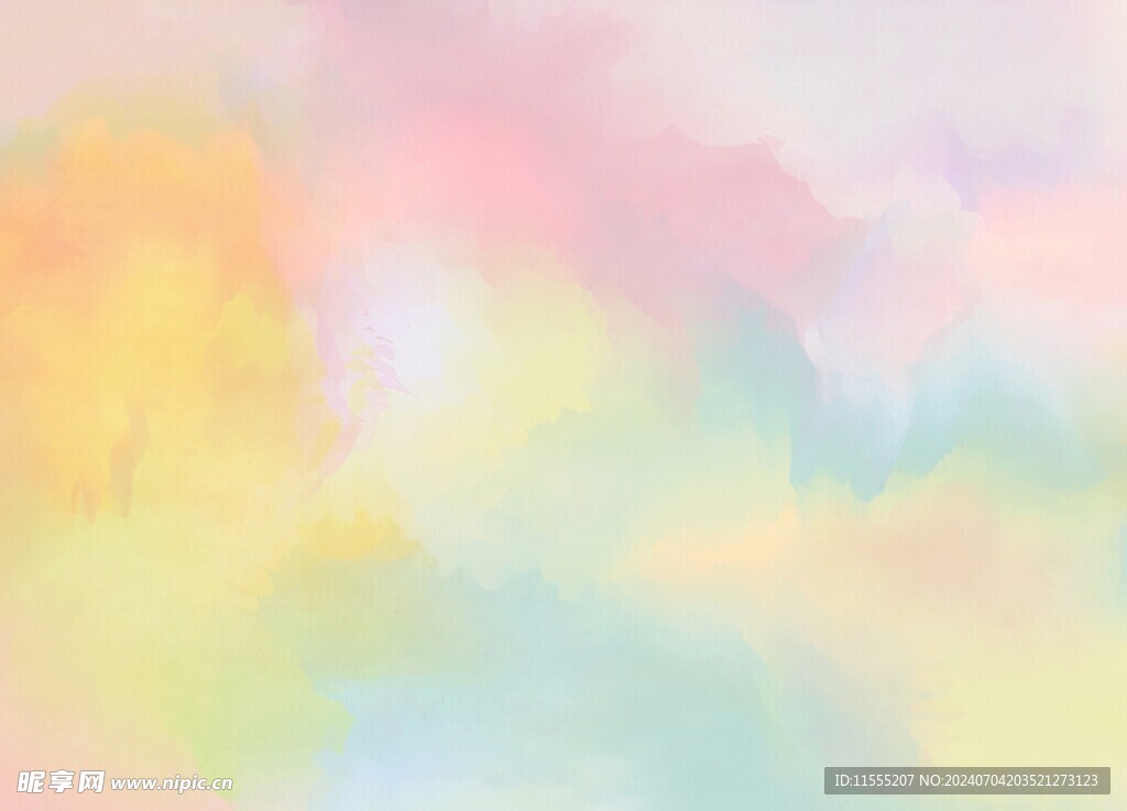创意水彩抽象艺术画水彩晕染