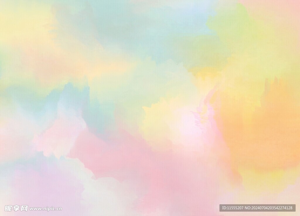 创意水彩抽象艺术画水彩晕染